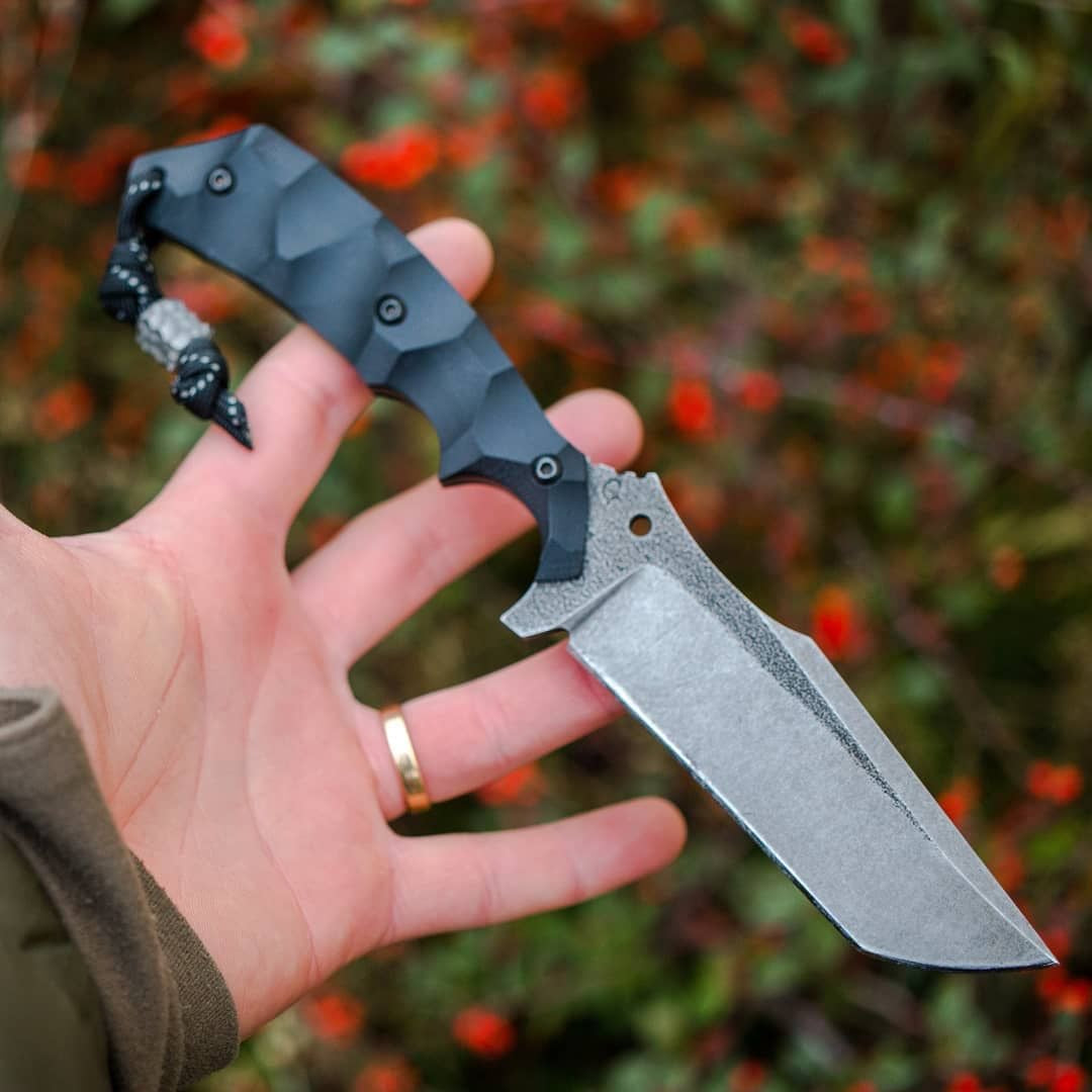 CUSTOM HAND MADE 440C STEEL HUNTING KNIFE WITH G10 SHEATH HANDLE WITH PURE